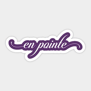En Pointe Sticker